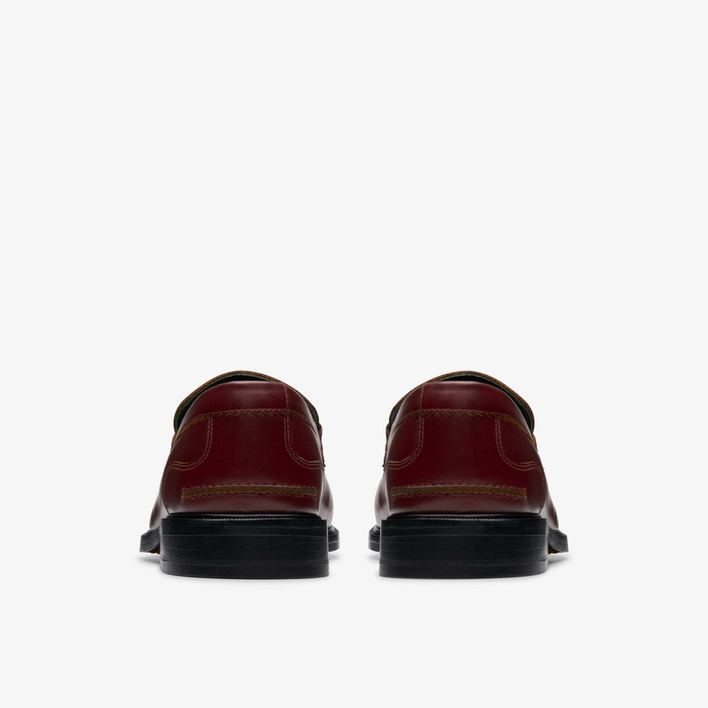 Craft James Lo Loafer Wine Leather | Clarks Discount