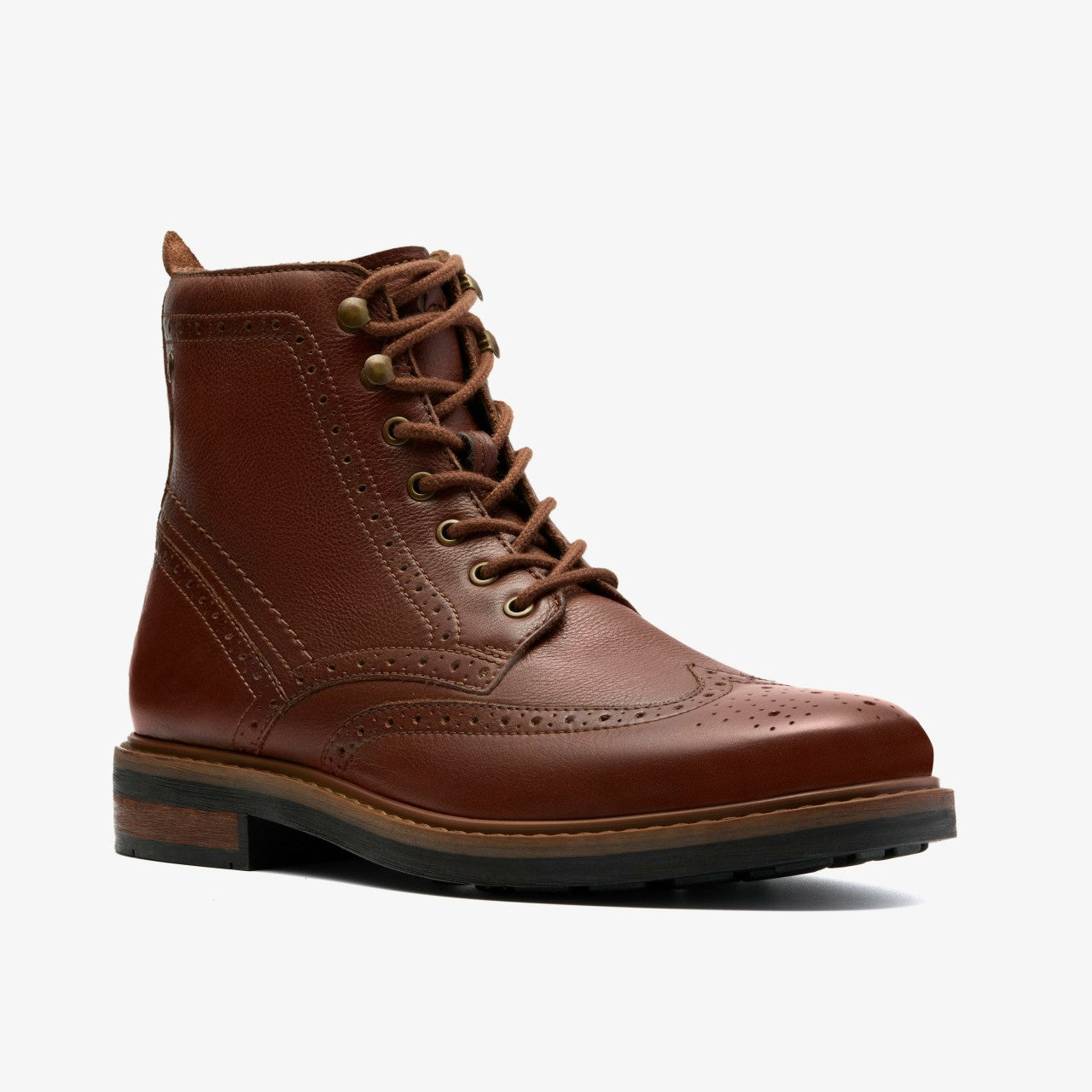 Newford Lace Boot Mid Tan Leather | Clarks Discount