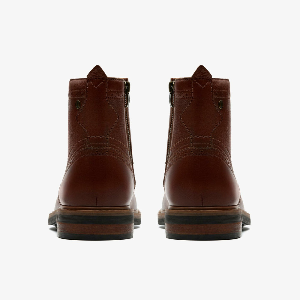 Newford Lace Boot Mid Tan Leather | Clarks Discount