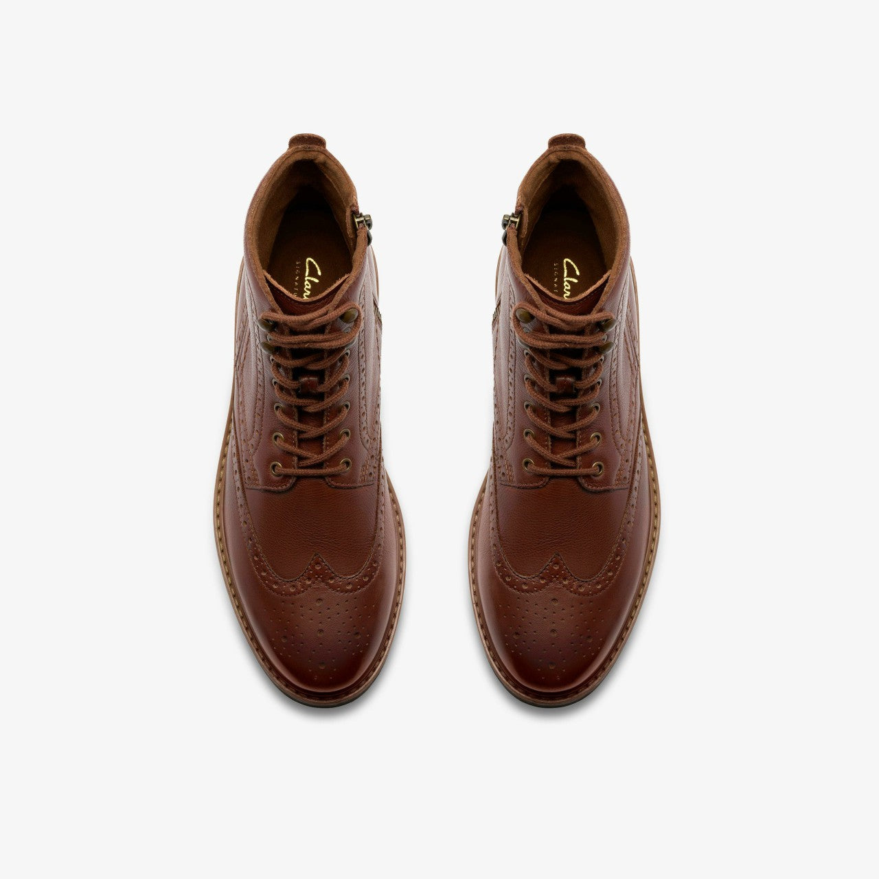Newford Lace Boot Mid Tan Leather | Clarks Discount