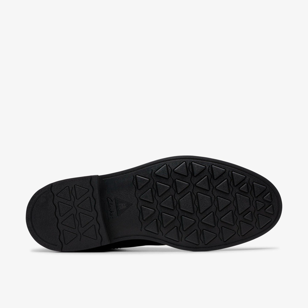 Newford Mid Black Leather | Clarks US