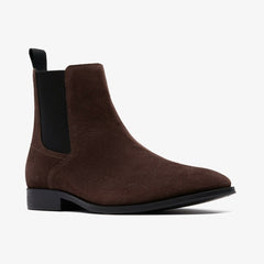 Paulton Easy Dark Brown Suede | Clarks Sale