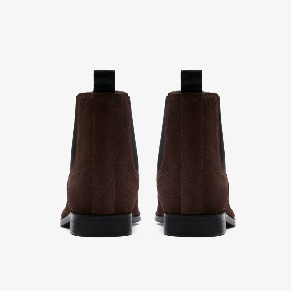 Paulton Easy Dark Brown Suede | Clarks Sale