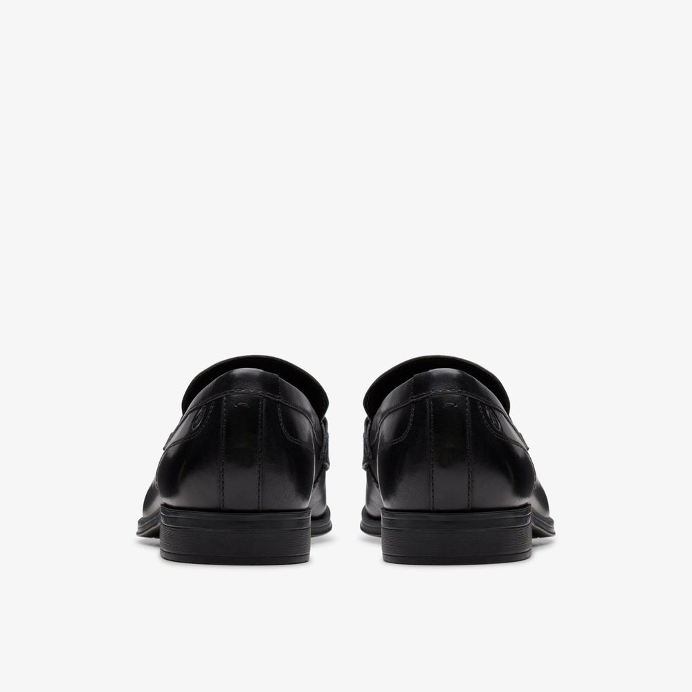 Paulton Lo Black Leather | Clarks US