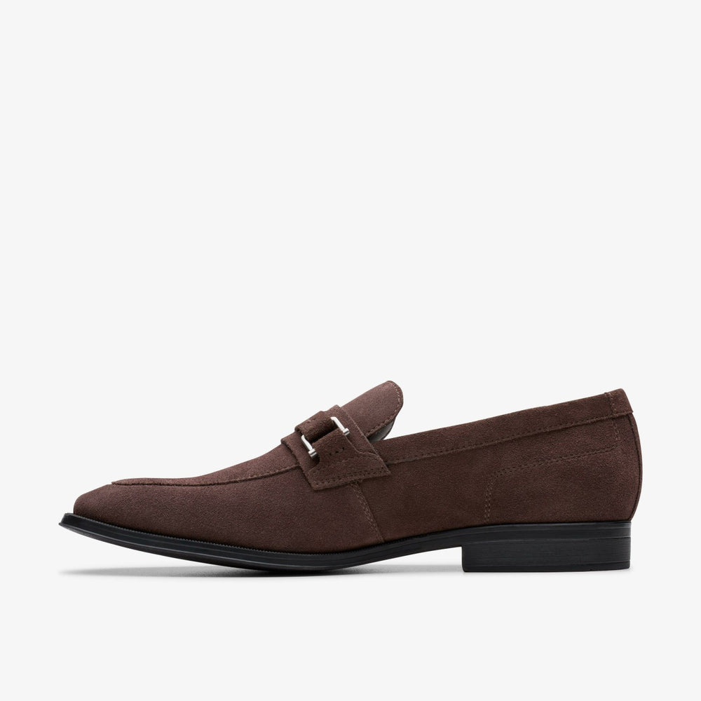 Paulton Lo Dark Brown Suede | Clarks For Sale