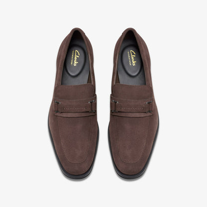 Paulton Lo Dark Brown Suede | Clarks For Sale