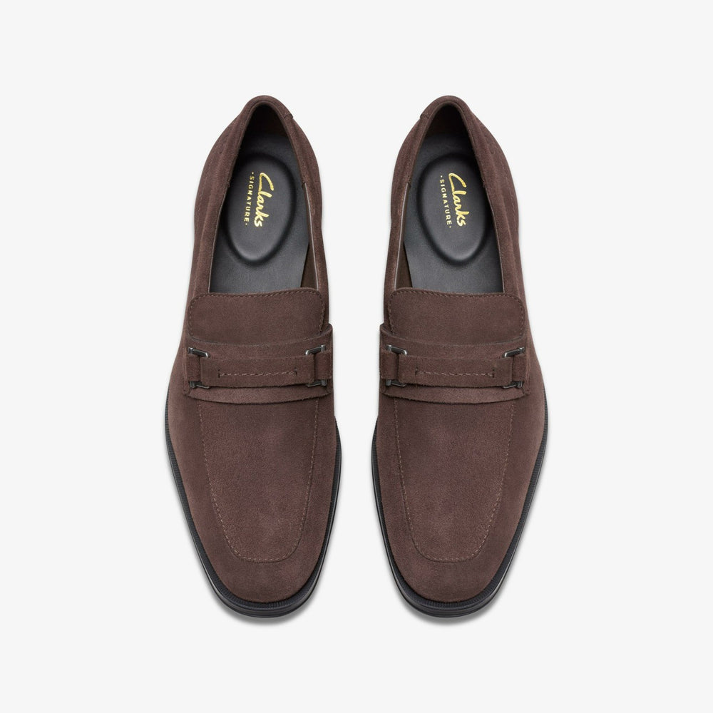Paulton Lo Dark Brown Suede | Clarks For Sale
