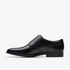 Paulton Monk Black Leather | Clarks
