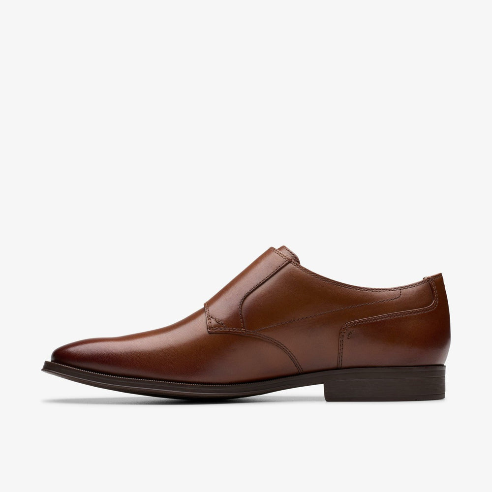 Paulton Monk Tan Leather | Clarks US
