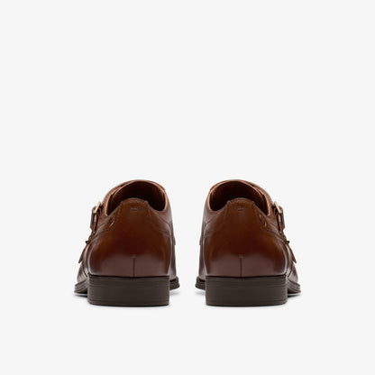 Paulton Monk Tan Leather | Clarks US