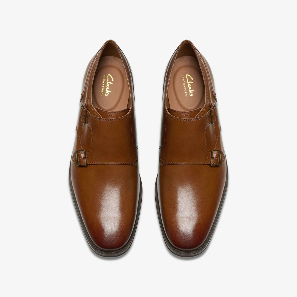 Paulton Monk Tan Leather | Clarks US