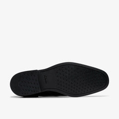Paulton Lace Black Hi Shine Leather | Clarks Onsale