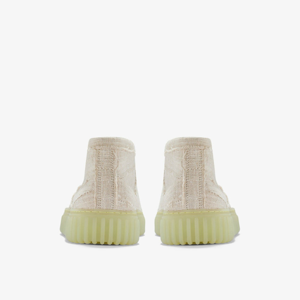 Torhill Hallow Off White Textile | Clarks Discount