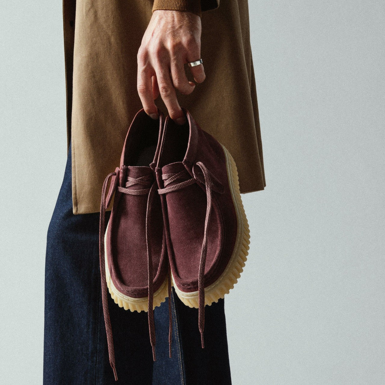 Torhill Hi Wine Suede | Clarks