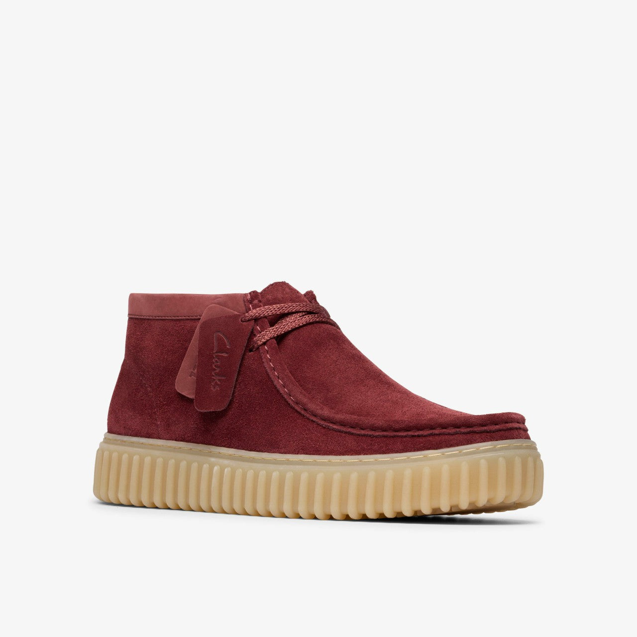 Torhill Hi Wine Suede | Clarks