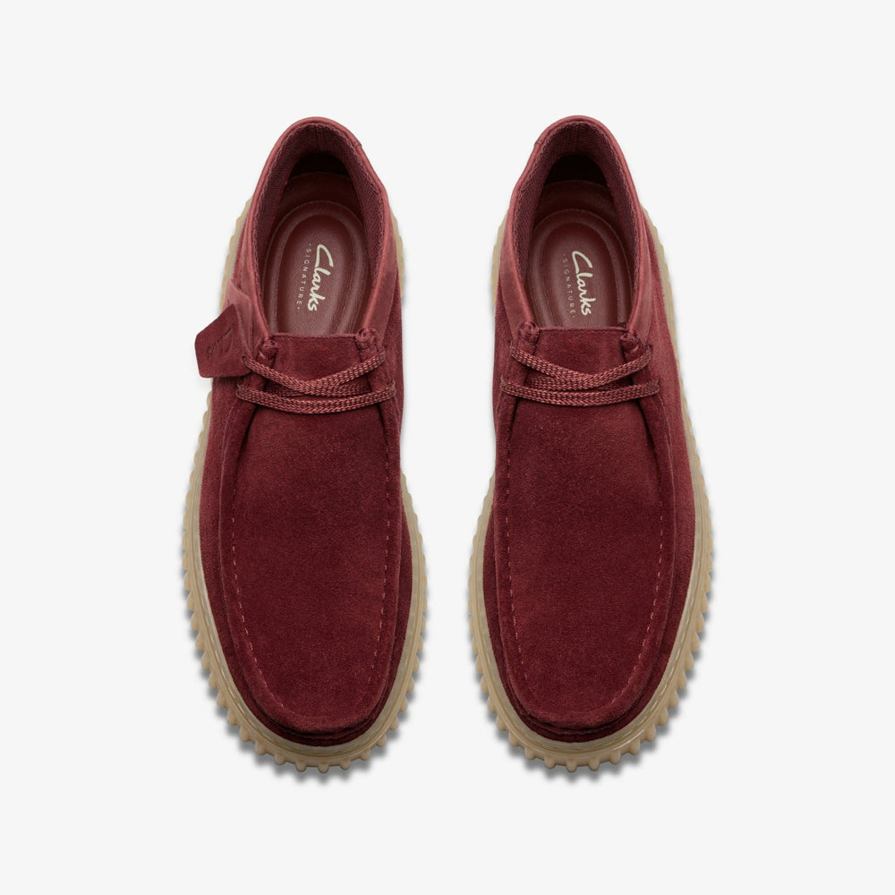 Torhill Hi Wine Suede | Clarks