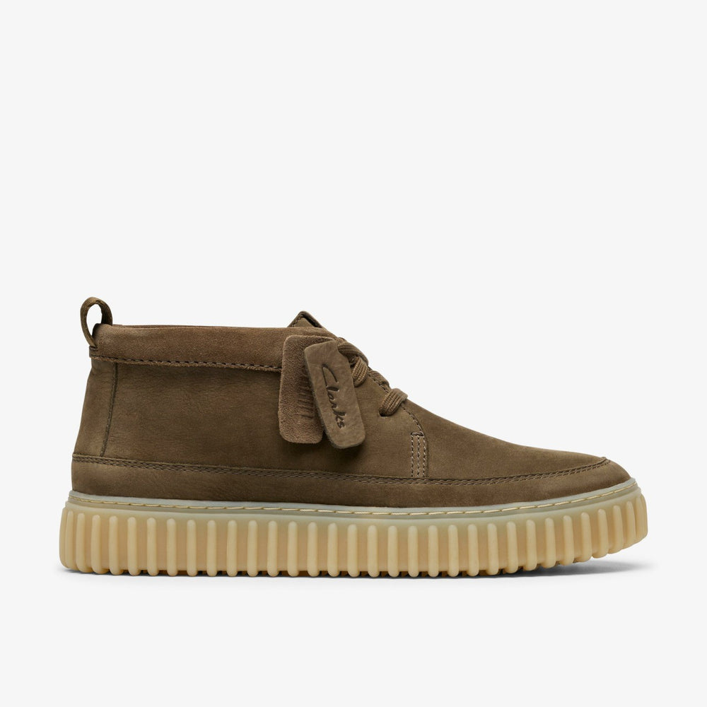 Torhill Lace Hi Khaki Nubuck | Clarks Sale