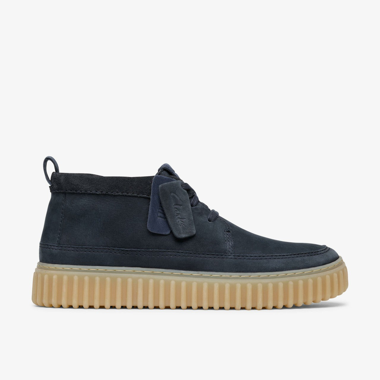 Torhill Lace Hi Navy Nubuck | Clarks Onsale