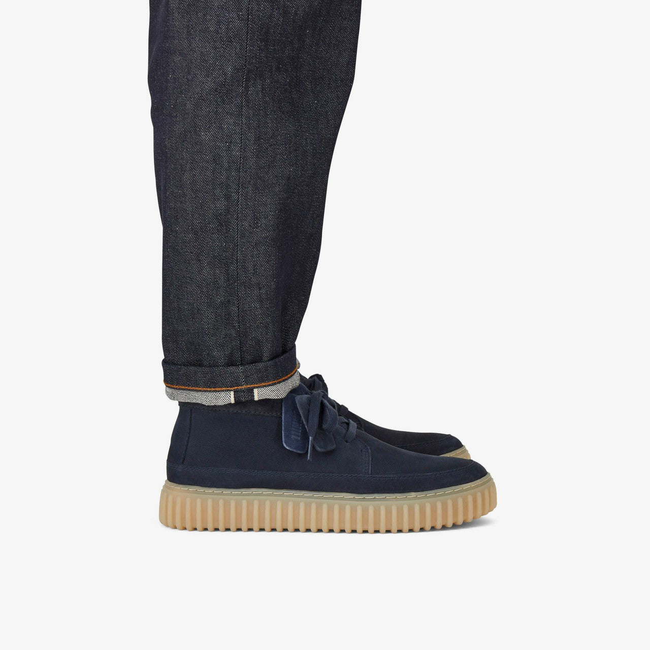 Torhill Lace Hi Navy Nubuck | Clarks Onsale
