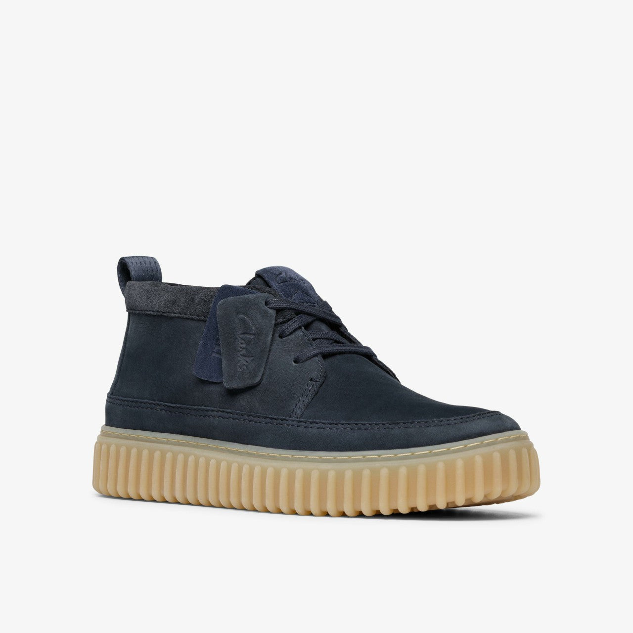 Torhill Lace Hi Navy Nubuck | Clarks Onsale