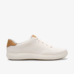 Nalle Walk White Knit | Clarks