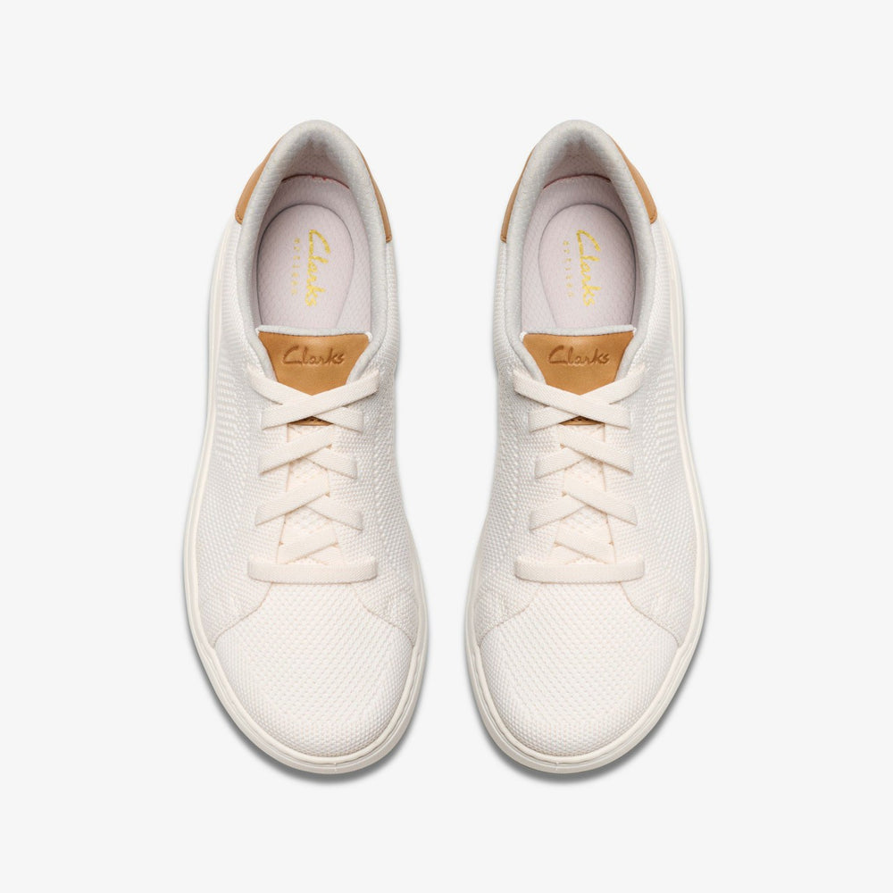 Nalle Walk White Knit | Clarks