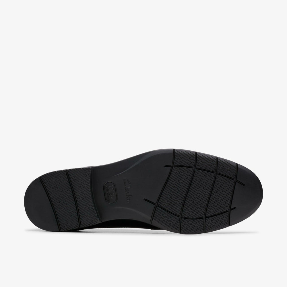 Banbury Derby Black Leather | Clarks Onsale