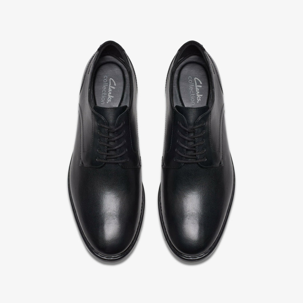 Banbury Derby Black Leather | Clarks Onsale