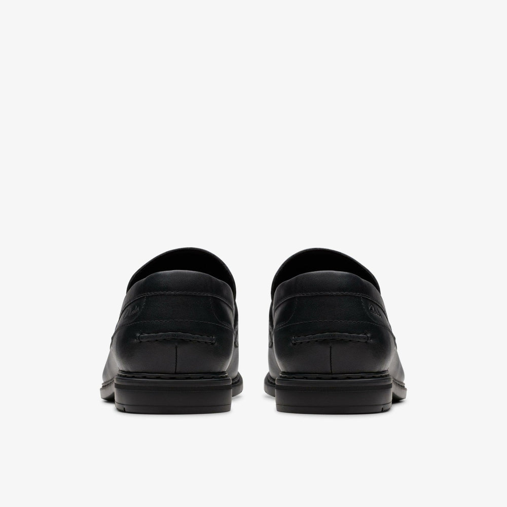 Banbury Lo Black Leather | Clarks