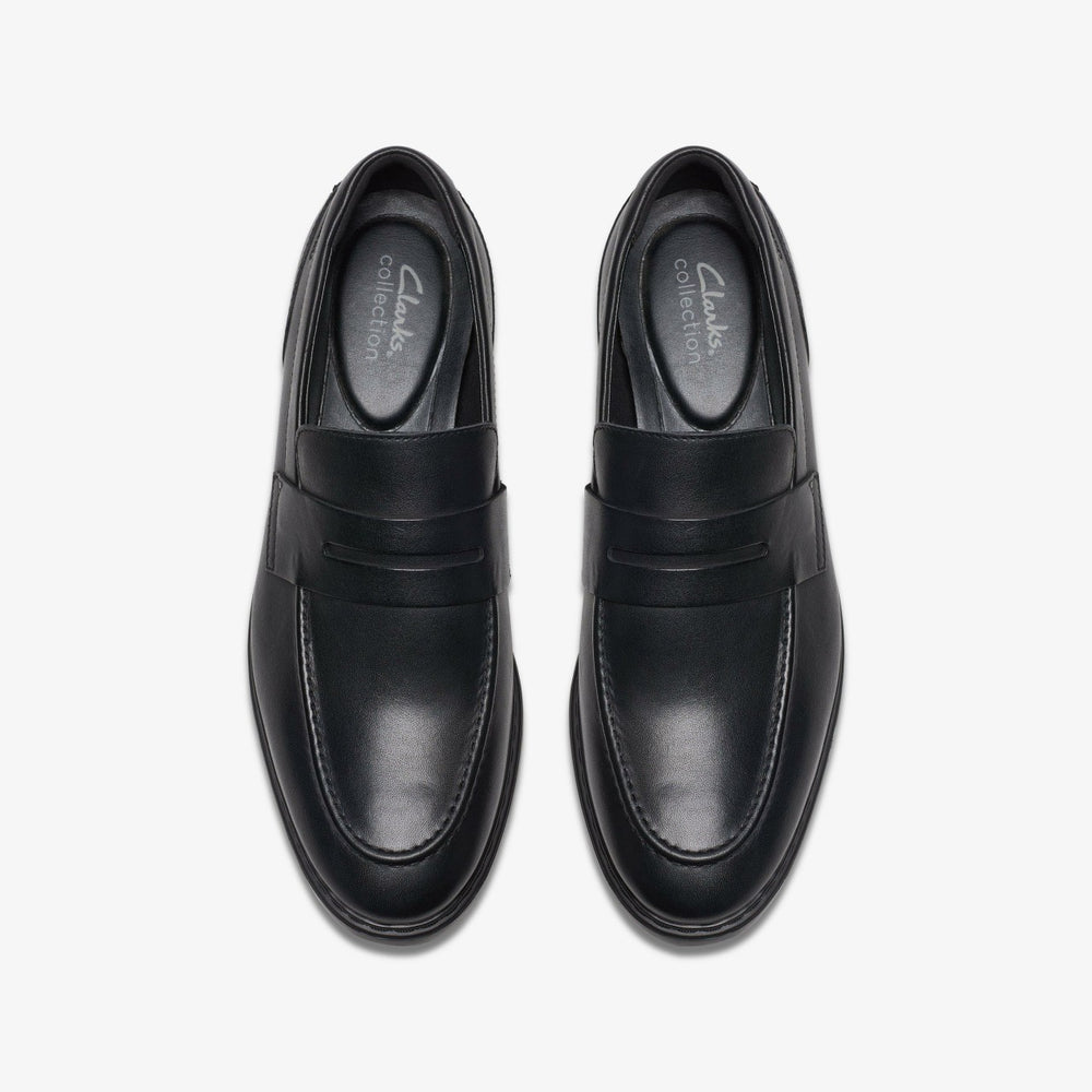 Banbury Lo Black Leather | Clarks