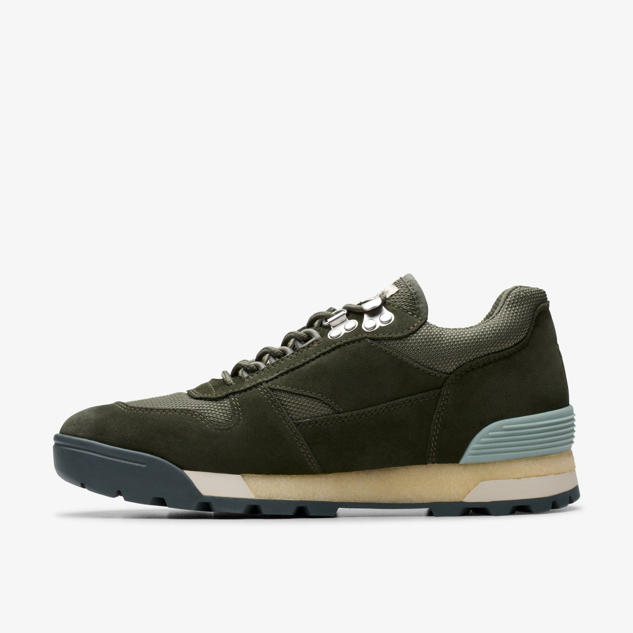 Laddow Dark Olive Combination | Clarks For Sale