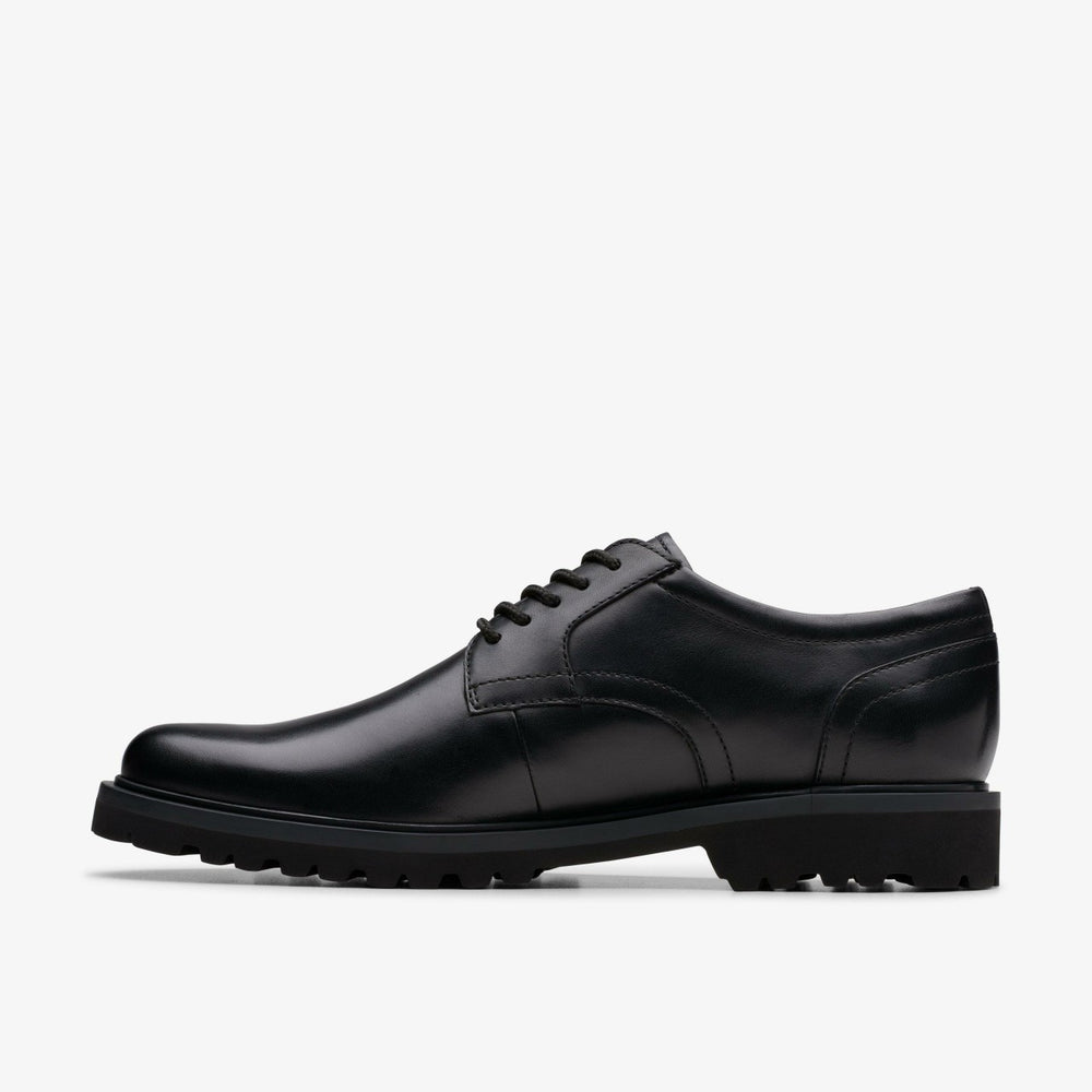 Berwick Lace Black Leather | Clarks