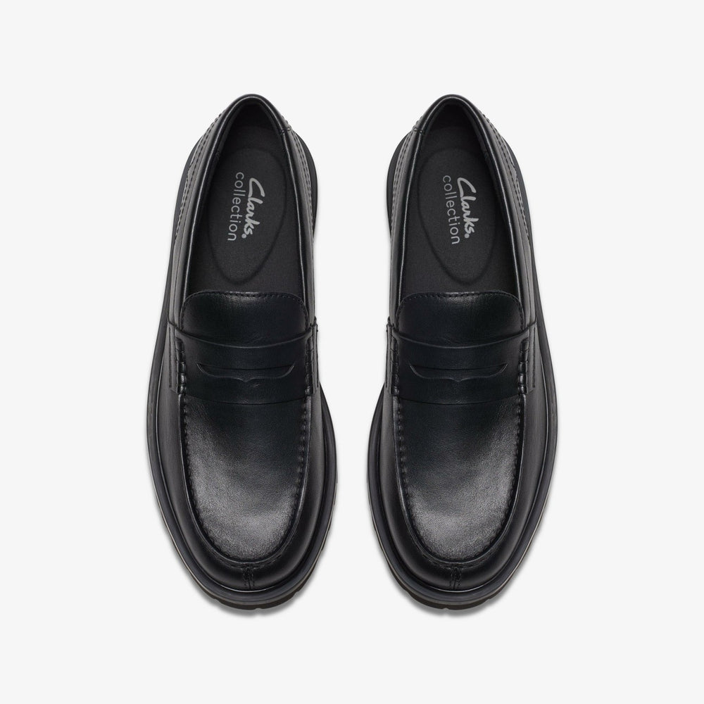 Berwick Lo Black Leather | Clarks US