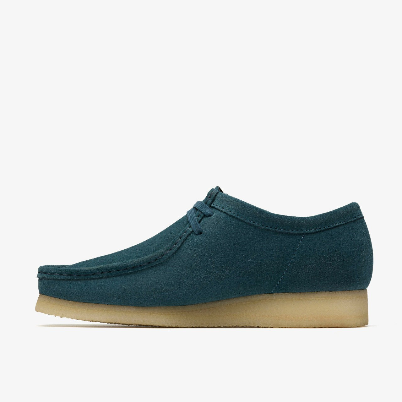Wallabee Mid Blue Suede | Clarks