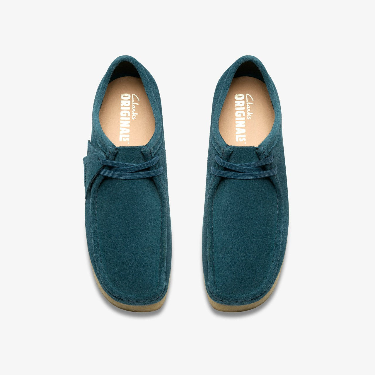 Wallabee Mid Blue Suede | Clarks