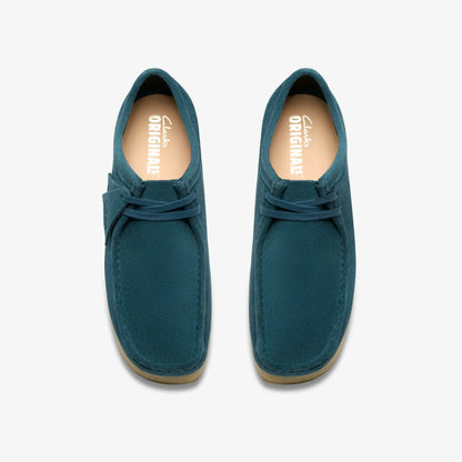Wallabee Mid Blue Suede | Clarks