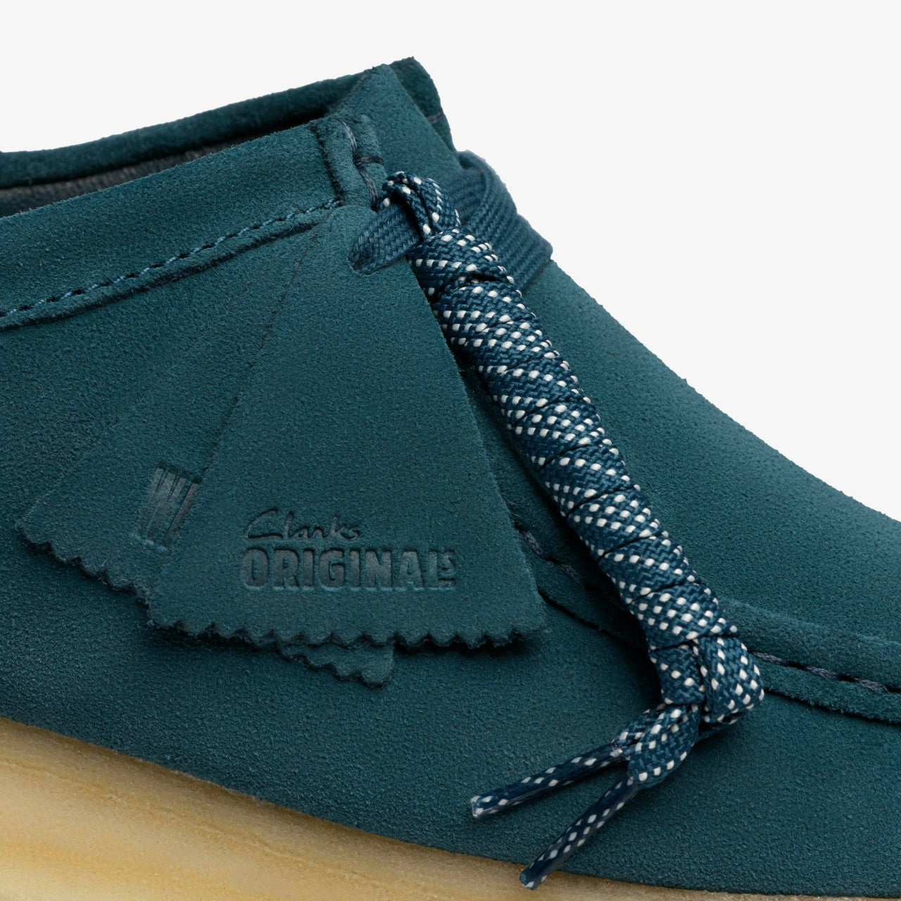 Wallabee Mid Blue Suede | Clarks