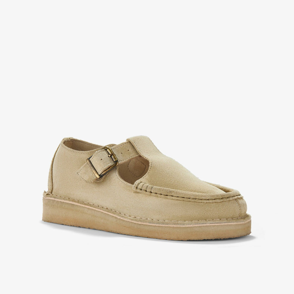 Nomad T Bar Maple Suede | Clarks
