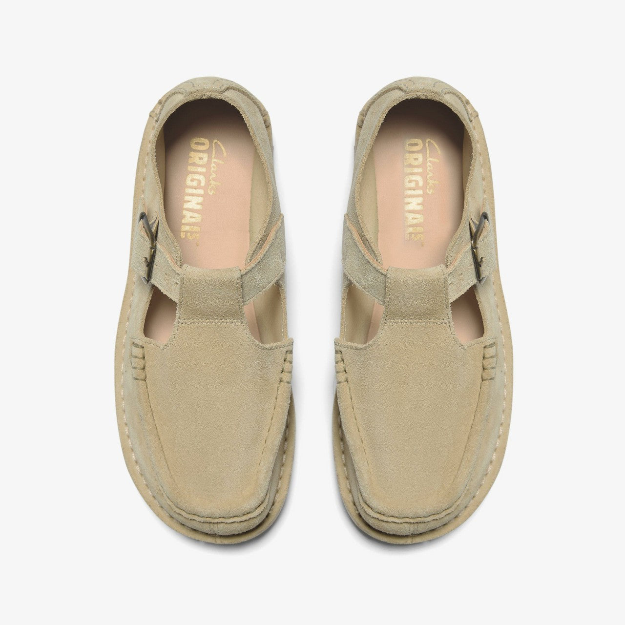 Nomad T Bar Maple Suede | Clarks