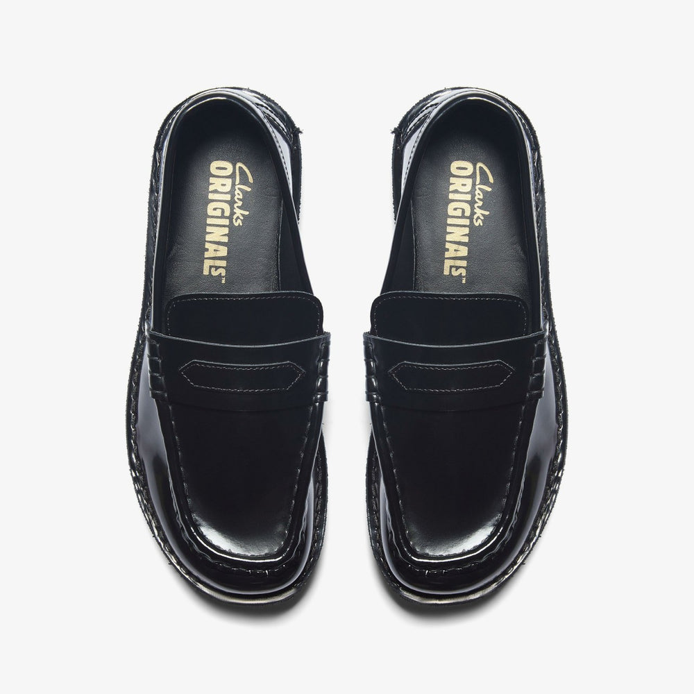 Nomad Loafer Black Patent | Clarks Discount