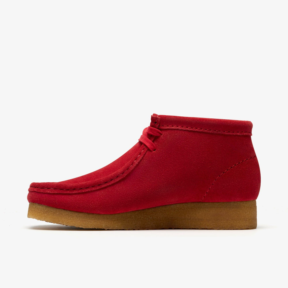 Wallabee Boot Red Suede | Clarks US