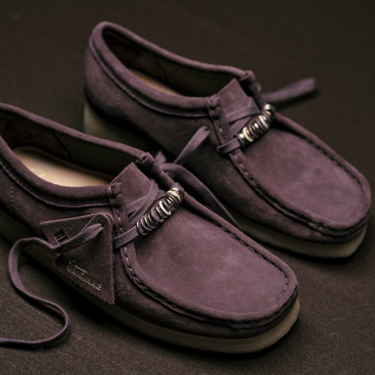 Wallabee Plum Suede | Clarks Discount