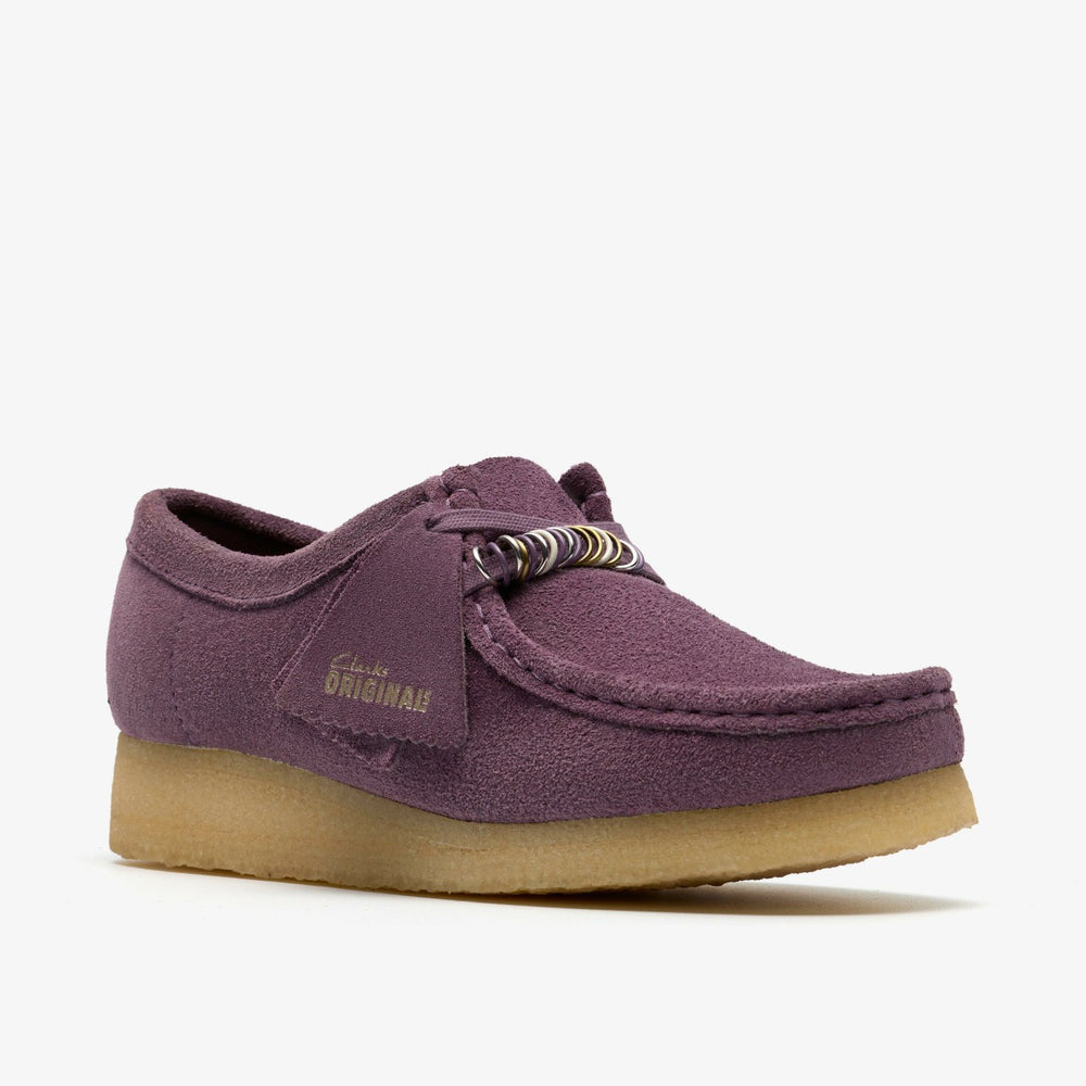Wallabee Plum Suede | Clarks Discount