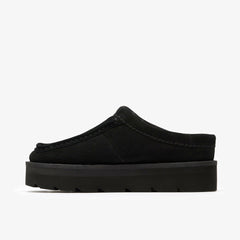Meare Mule Black Suede Warmlined | Clarks For Sale