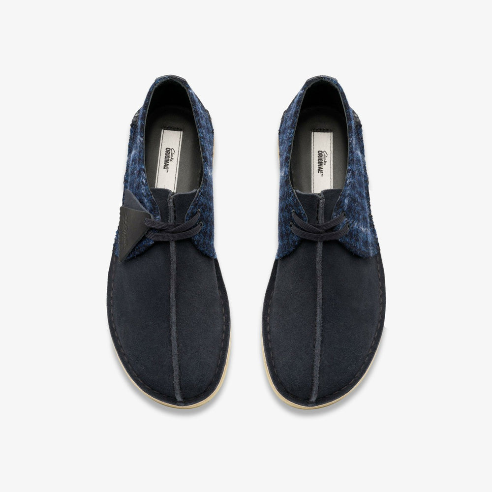 Desert Trek Navy Tweed Combination | Clarks Onsale