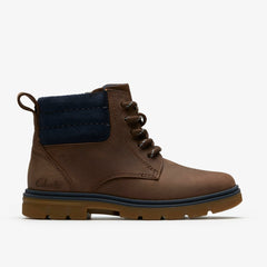 Lorcam Trail Kid Dark Brown | Clarks For Sale