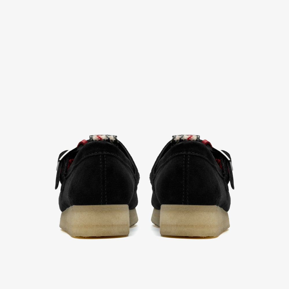 Wallabee T Bar Black Tweed Combination | Clarks