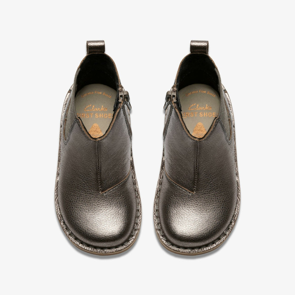 Joyful Sky Toddler Pewter | Clarks US