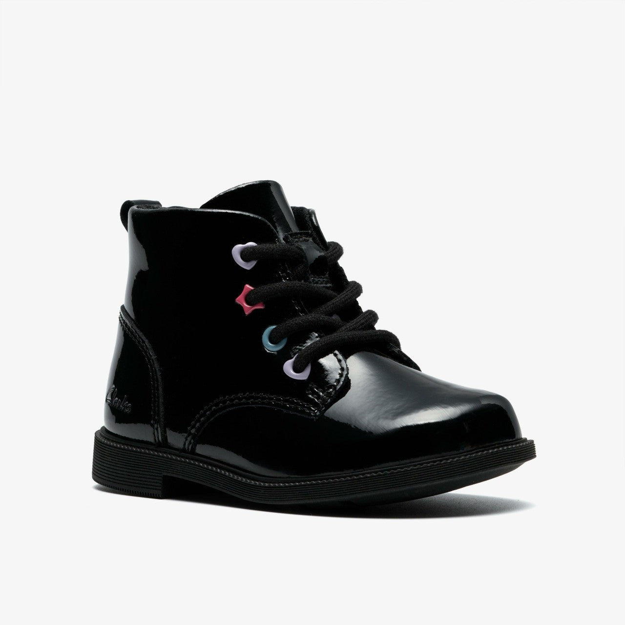 Oaklyn Charm Toddler Black Patent | Clarks Sale