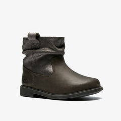Oaklyn Top Toddler Pewter Suede | Clarks
